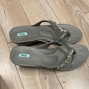Oka-B sandal-wedges